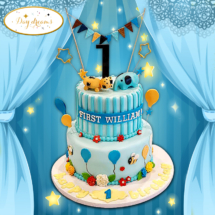 One-balloon-cake-design